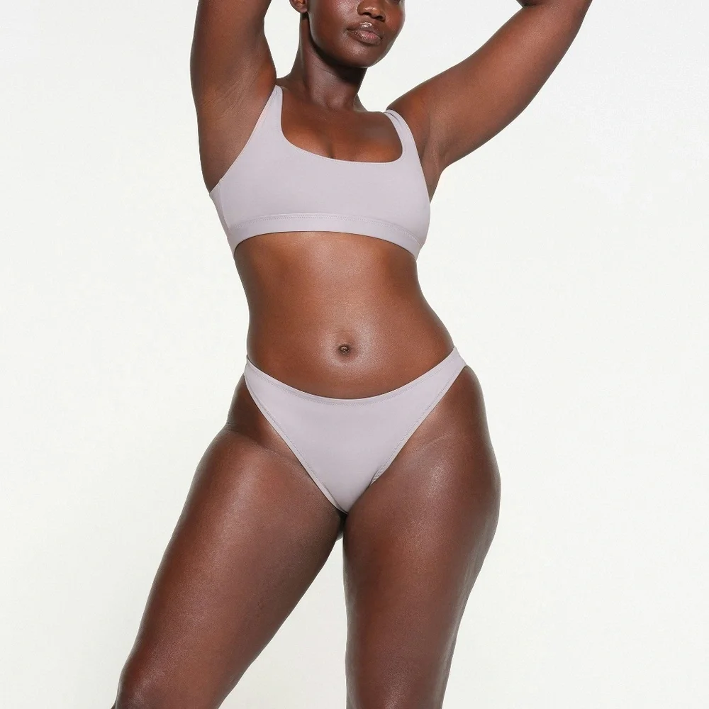 SKIMS SIGNATURE SWIM MID COVERAGE BOTTOM